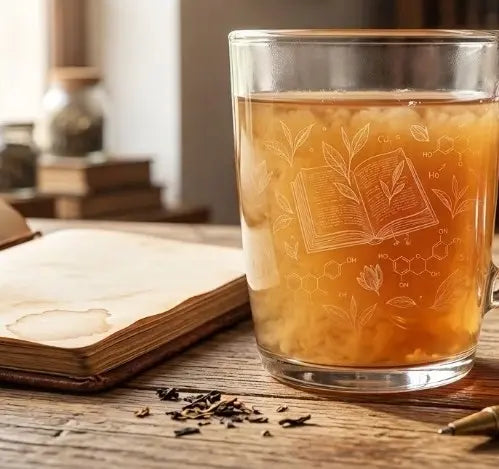 Verre de thé glace devenu trouble et laiteux après passage au réfrigérateur