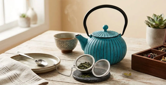 Infuseur, théière et cuillère doseuse de thé en vrac | La Bibliothéière
