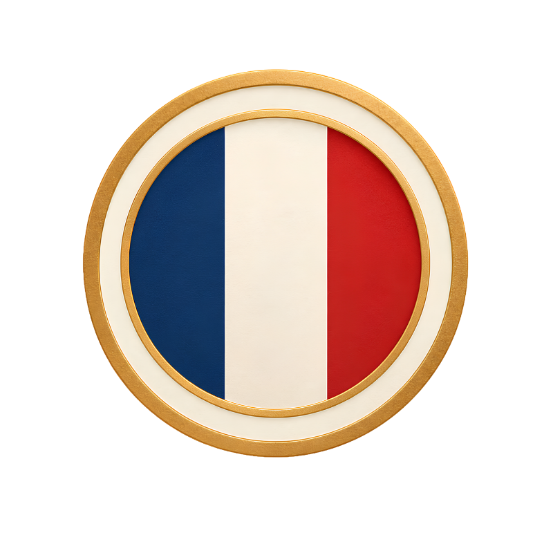 Pictogramme représentant un thé préparé avec soin en France