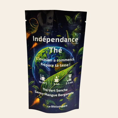 Thé vert mangue bergamote vrac - infusion fruitée exotique aux notes d’agrumes, thé parfumé naturel